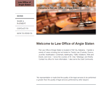 Tablet Screenshot of angieslaten.com